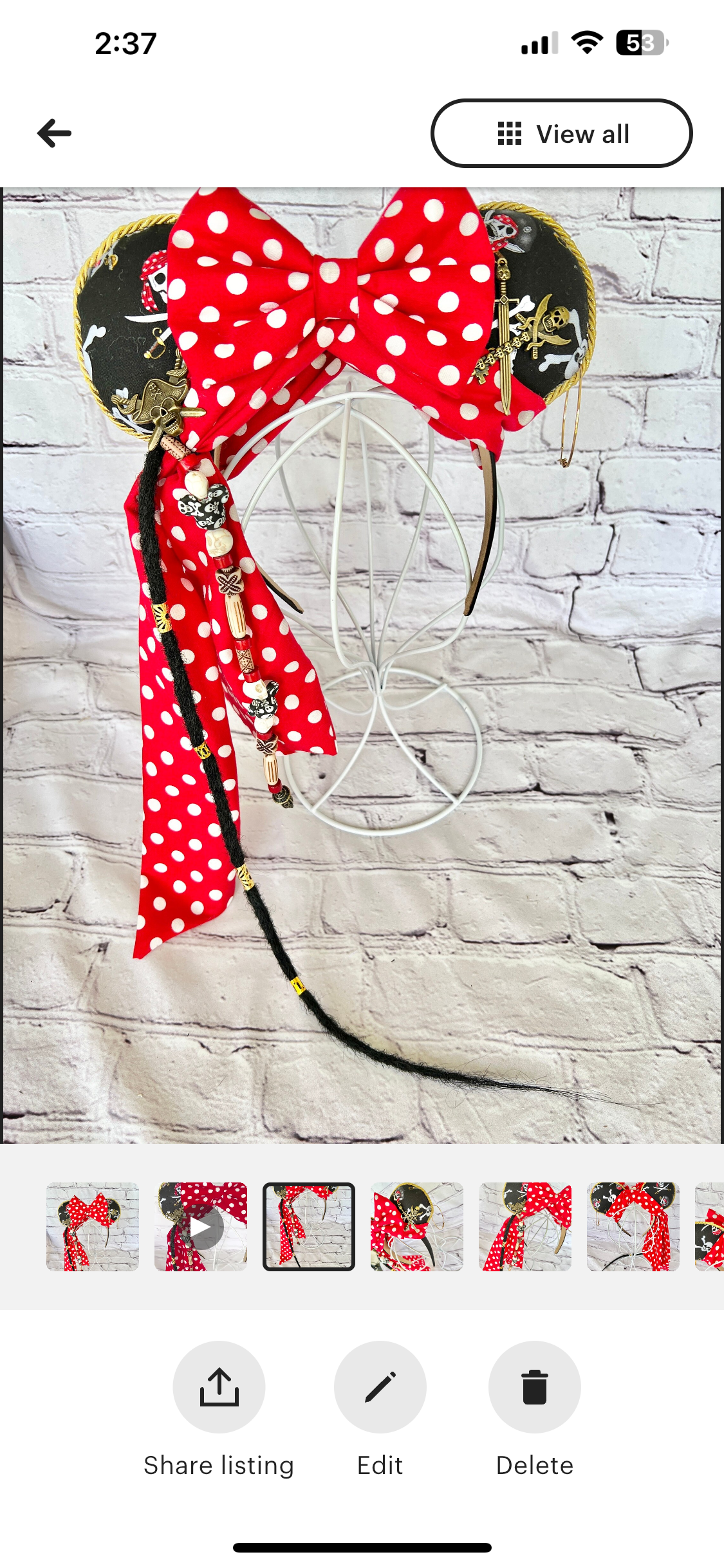 Pirate Mickey Ears