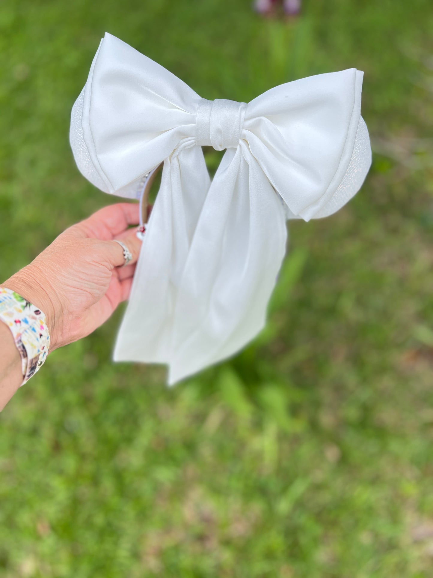 White Mouse Wedding Ears
