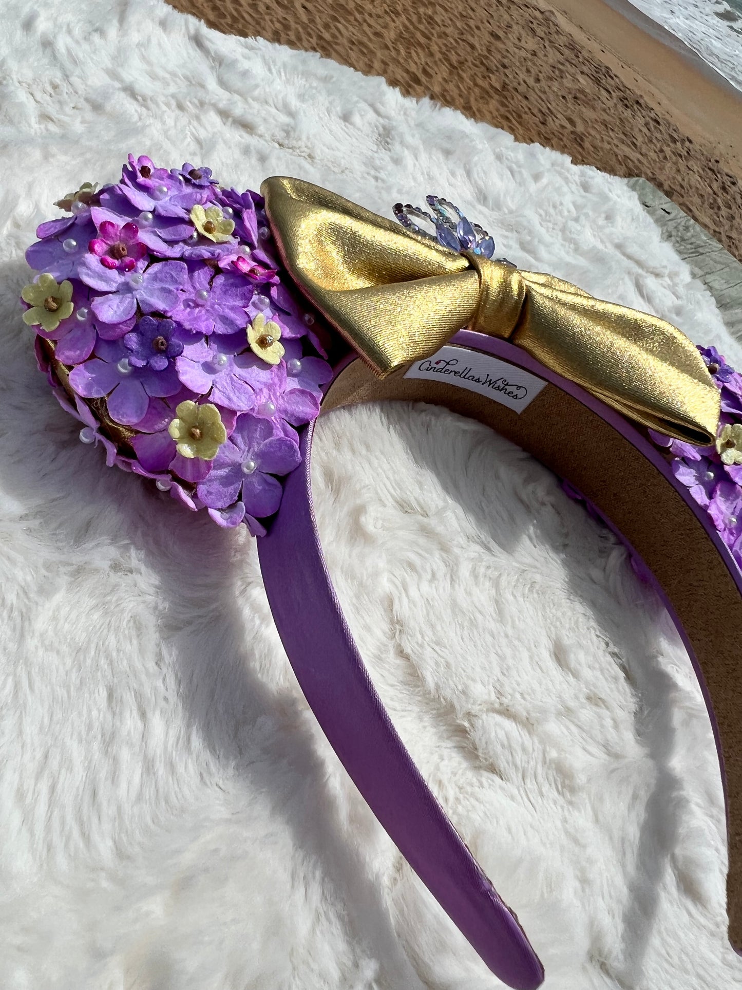 Rapunzel Mickey Ears with tiara crown