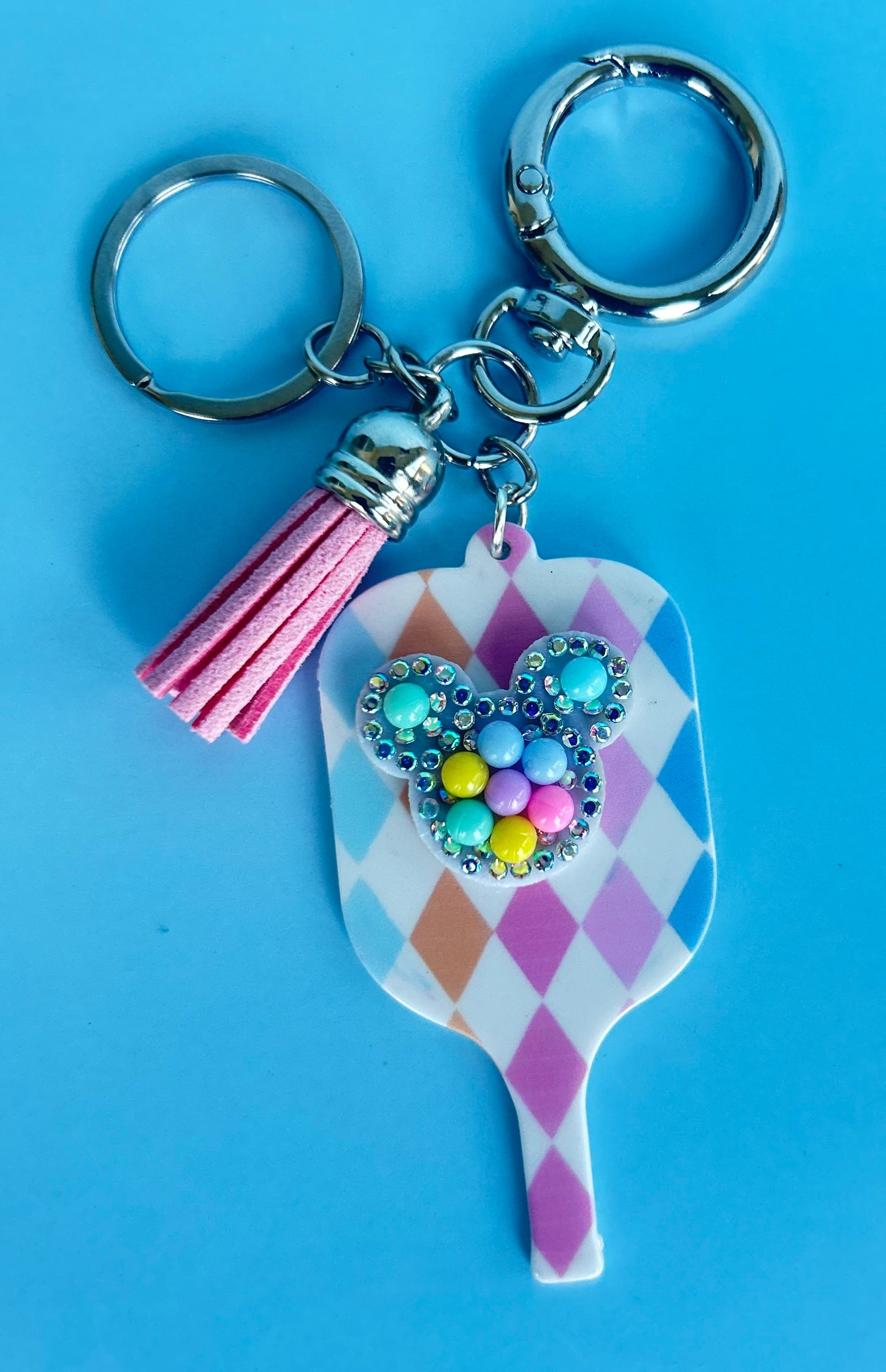 Pickleball Mickey keychain