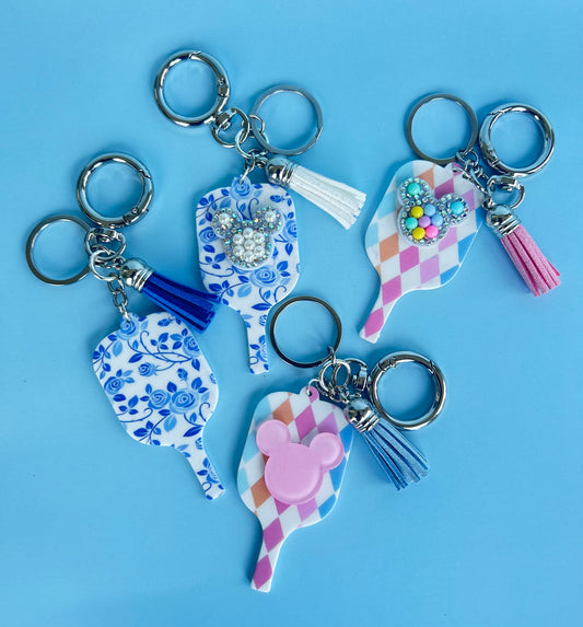 Pickleball Mickey keychain