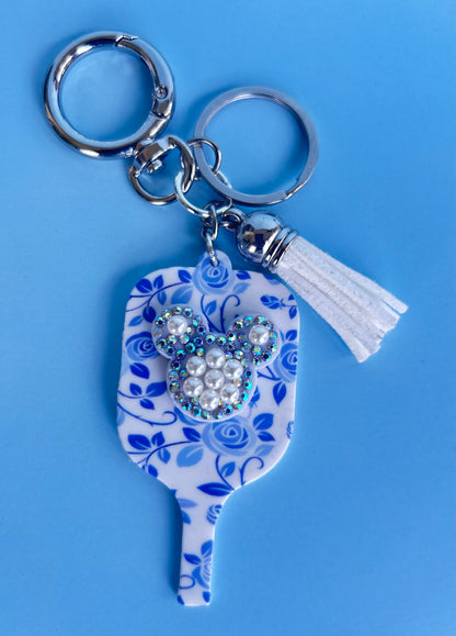 Pickleball Mickey keychain