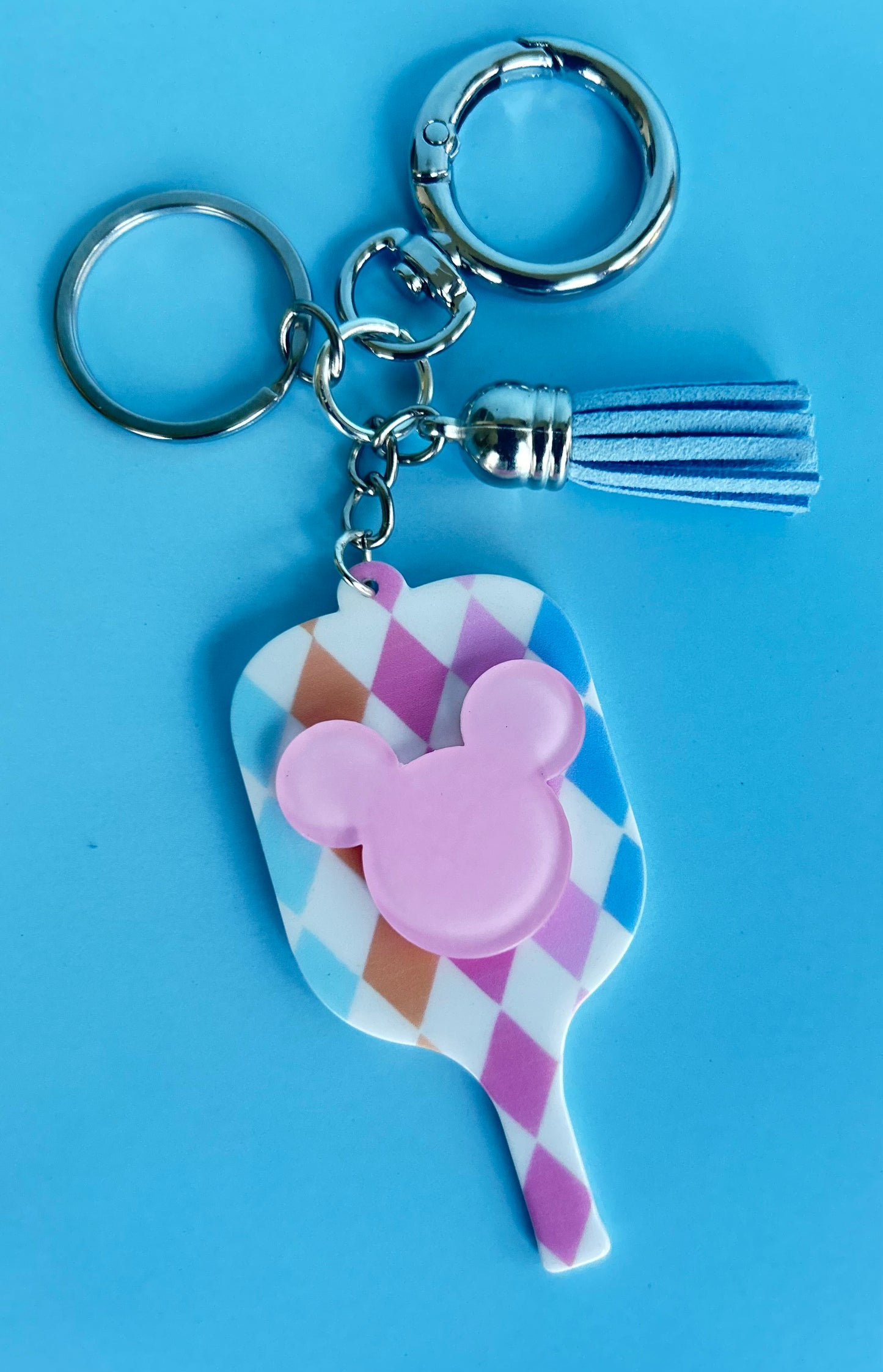 Pickleball Mickey keychain