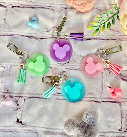 Mickey Sea glass Keychains