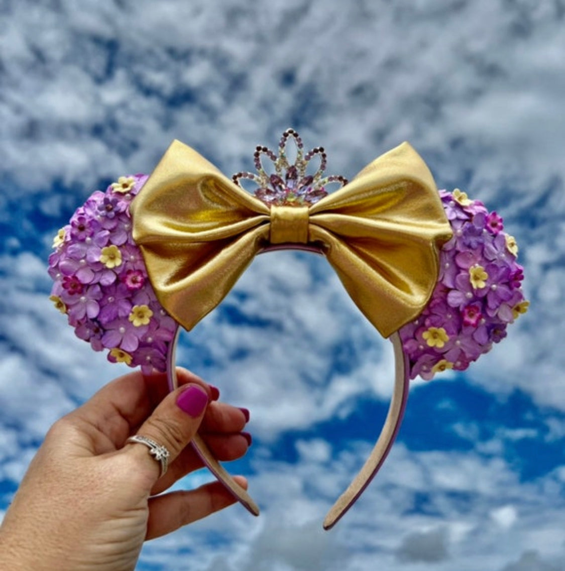 Mickey Bridesmaid Ears Rapunzel Mickey Ears