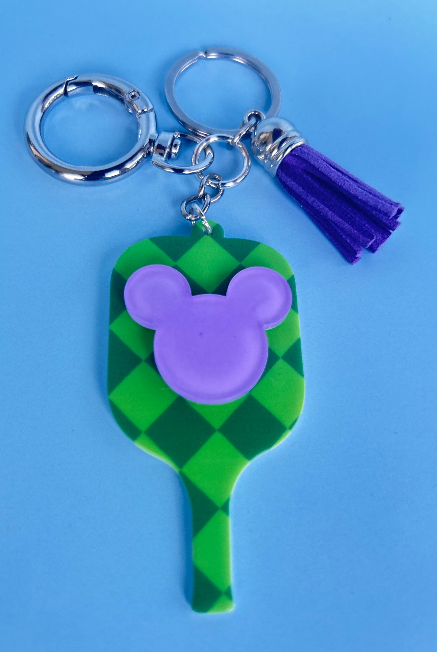 Pickleball Mickey keychain