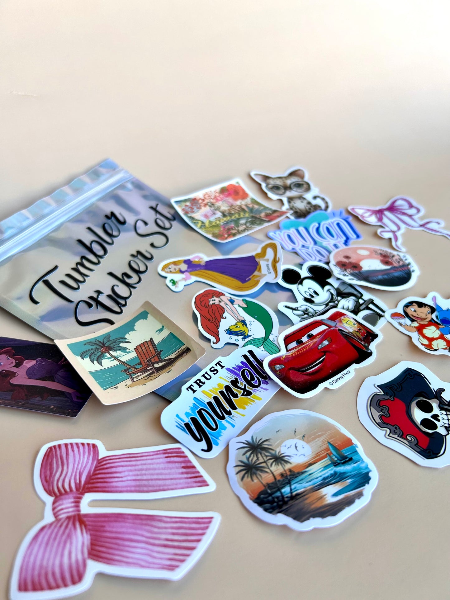Tumbler Sticker Set