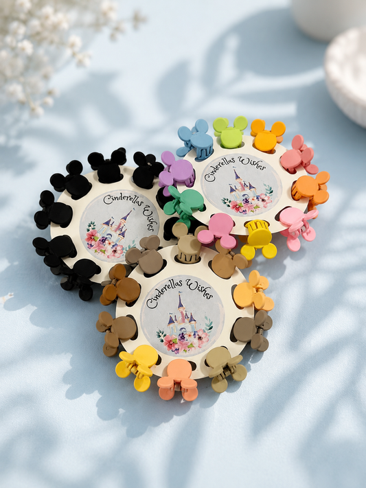 Mouse Ear Hair Clips Theme Park Accessory