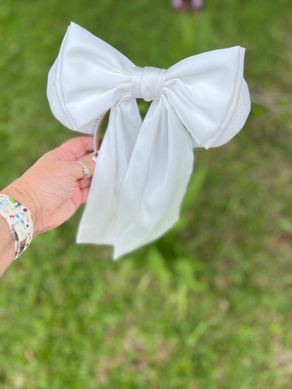 White Mouse Wedding Ears