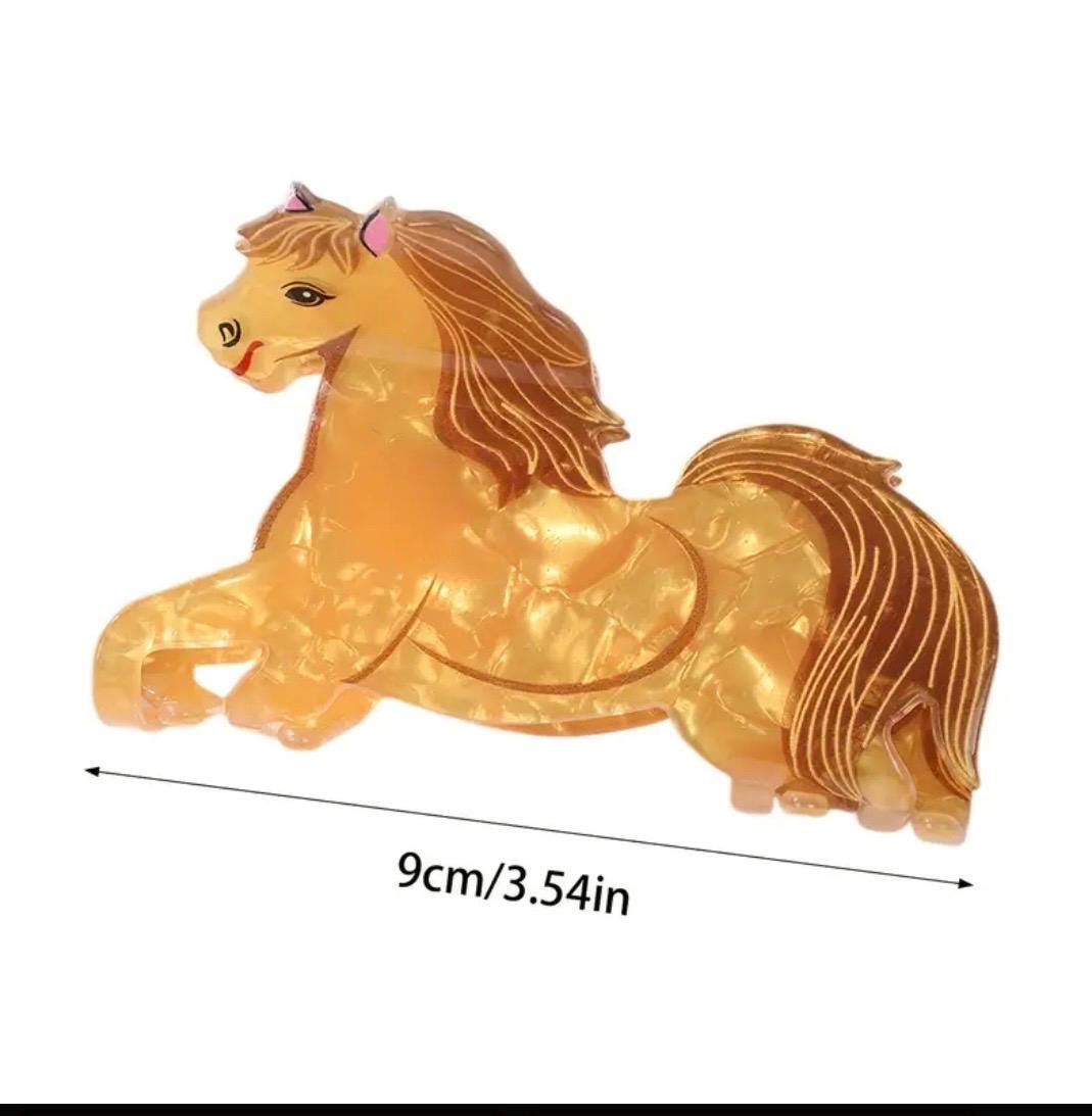 Cowboy Hair Clip Personalized Horse Lovers Gift