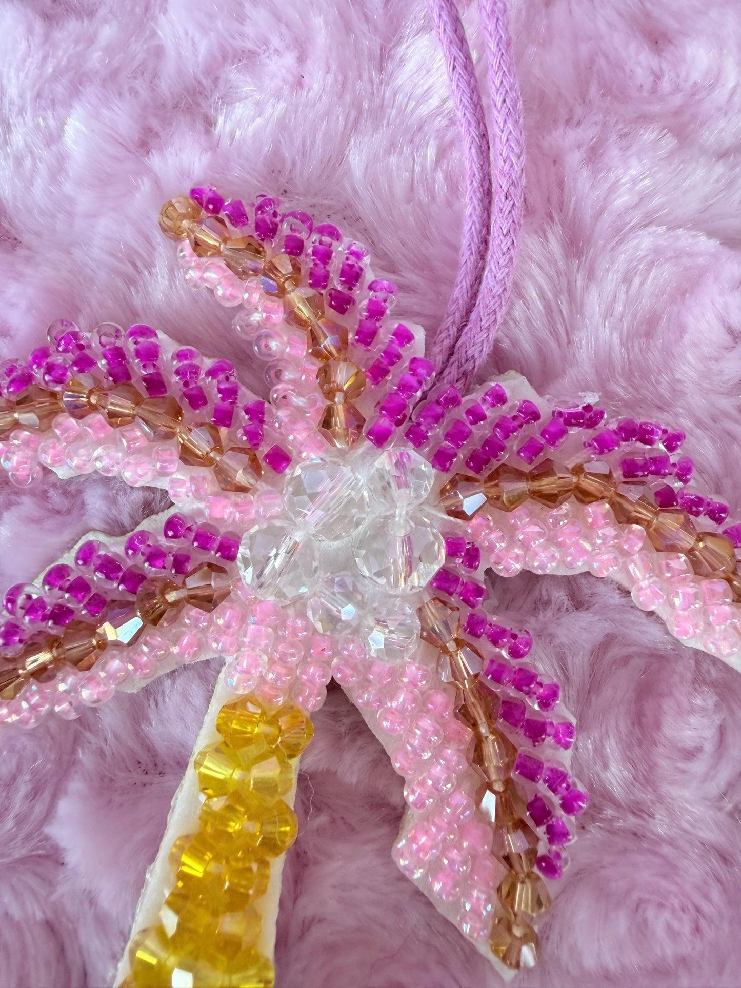 Beaded Palm Tree Bag Charm Tropical Vacation Purse Charm Personalized