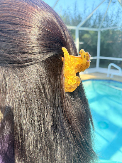 Cowboy Hair Clip Personalized Horse Lovers Gift