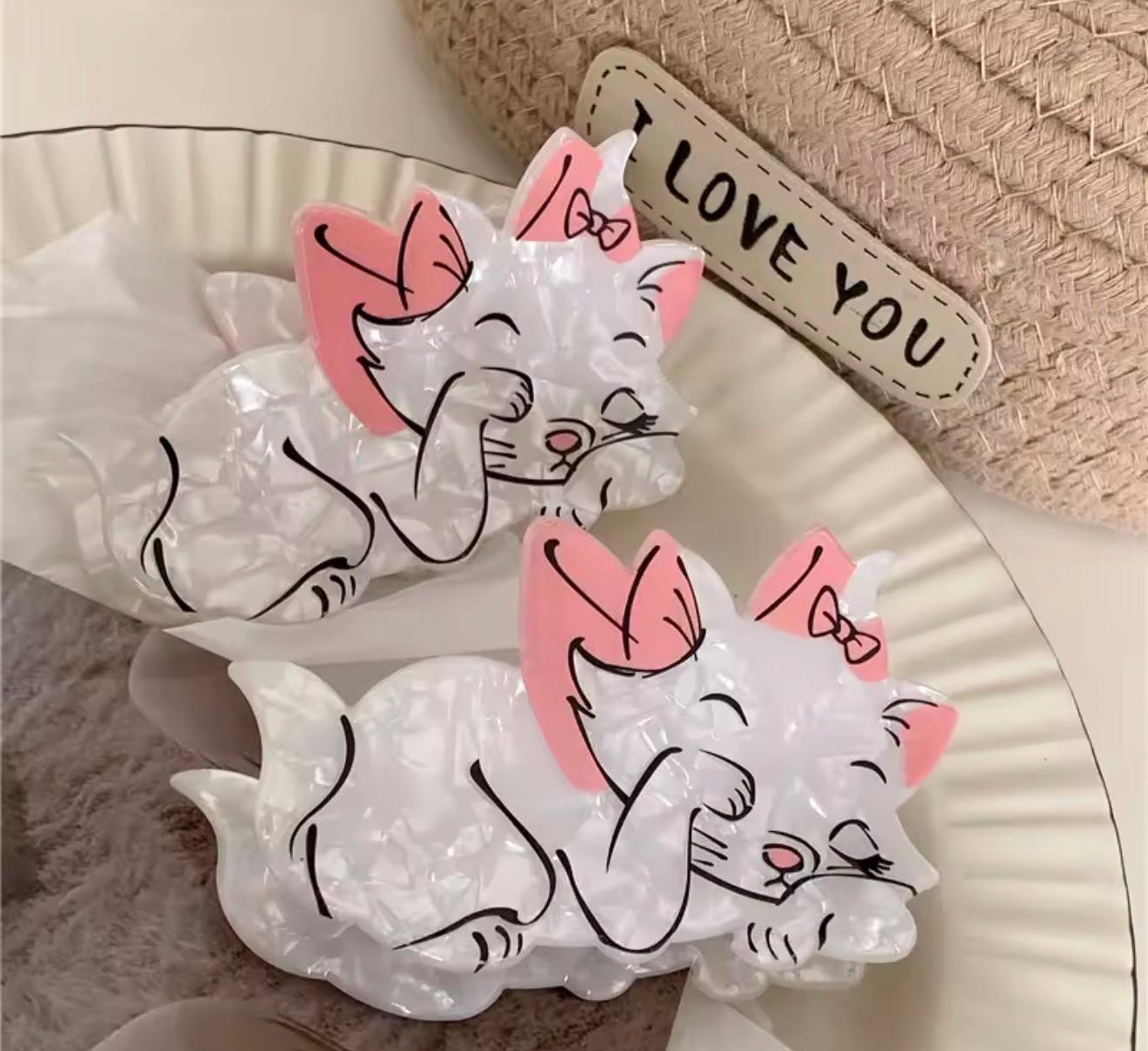Marie Cat hair clip Vacation Gift for Her