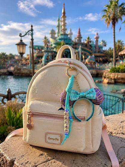 Mini Mouse Ear Headband Keychain Little Mermaid Bag Charm