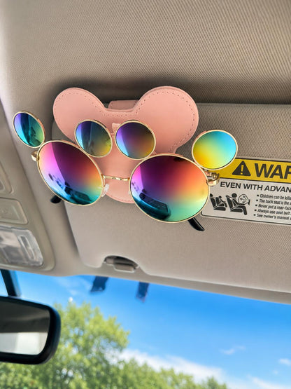 Mouse Ear Sunglasses Visor Clip Car Accessory