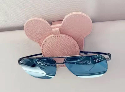 Mouse Ear Sunglasses Visor Clip Car Accessory