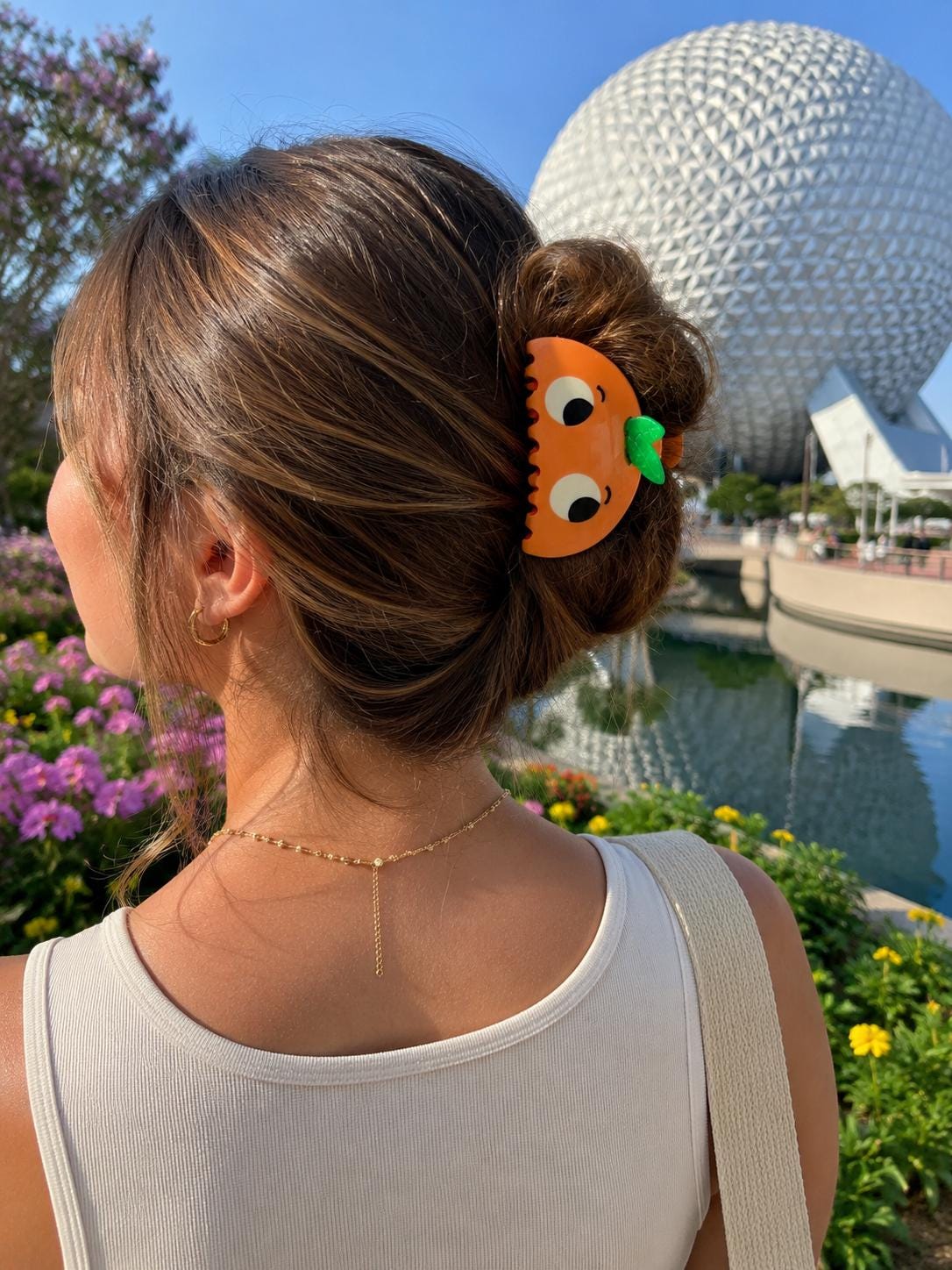 Orange Bird Hair Clip Fruit Hair Clip Epcot Orange Bird Theme Park Gift
