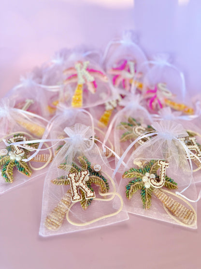Palm Tree Party Favors Personalized Bridesmaid Gift