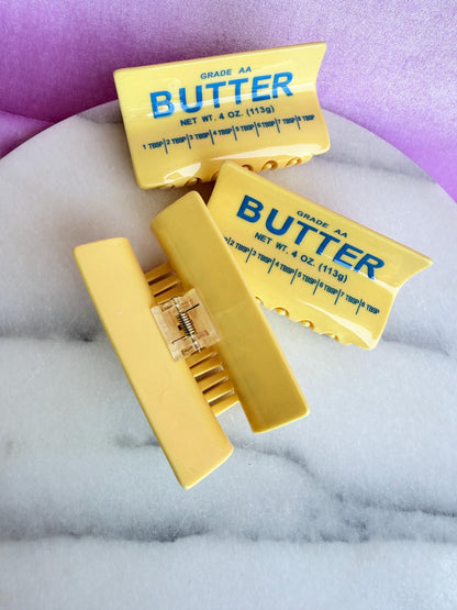 Butter Stick Hair Clip Funny Bakers Gift
