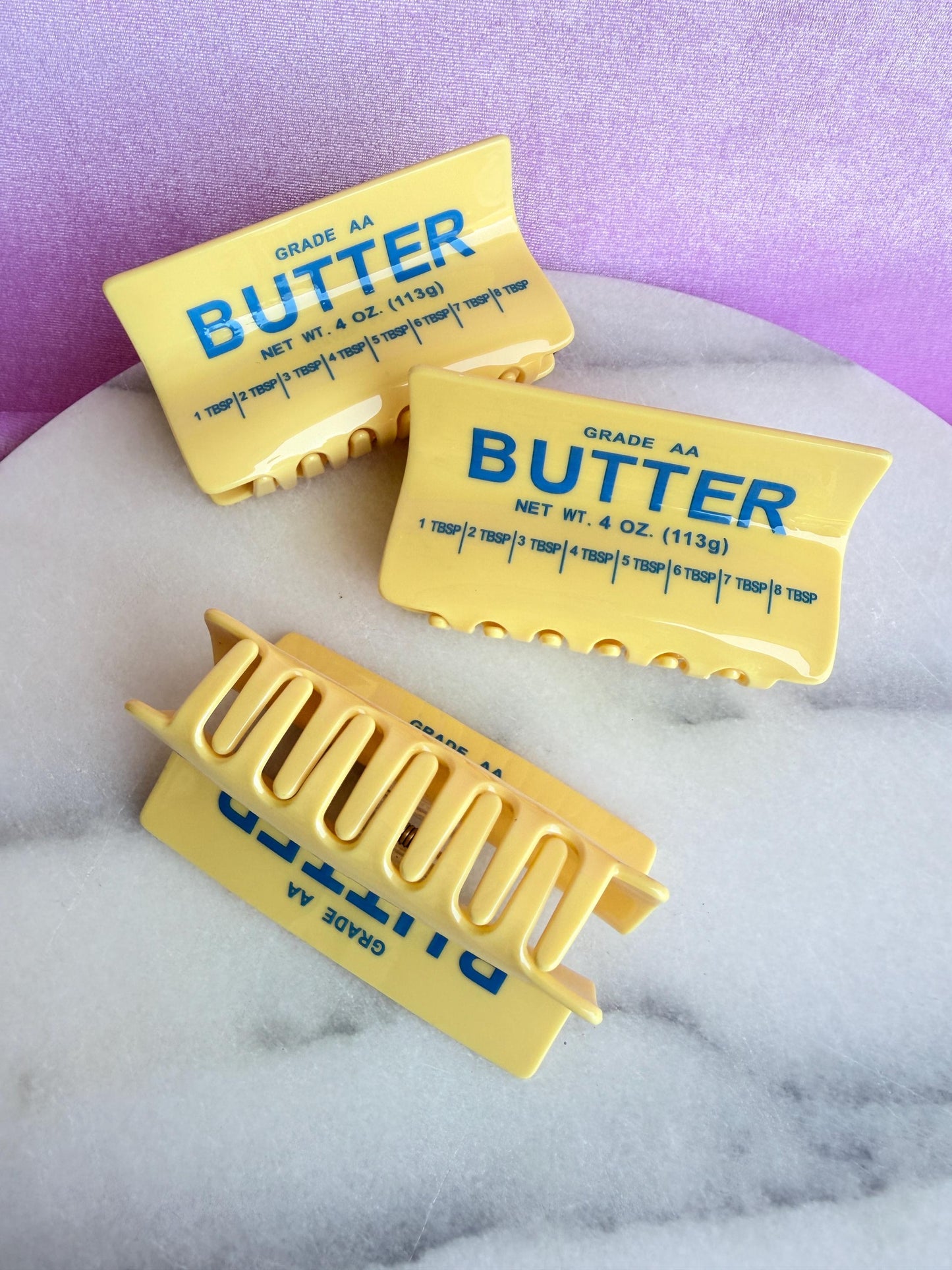 Butter Stick Hair Clip Funny Bakers Gift