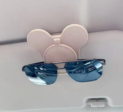 Mouse Ear Sunglasses Visor Clip Car Accessory