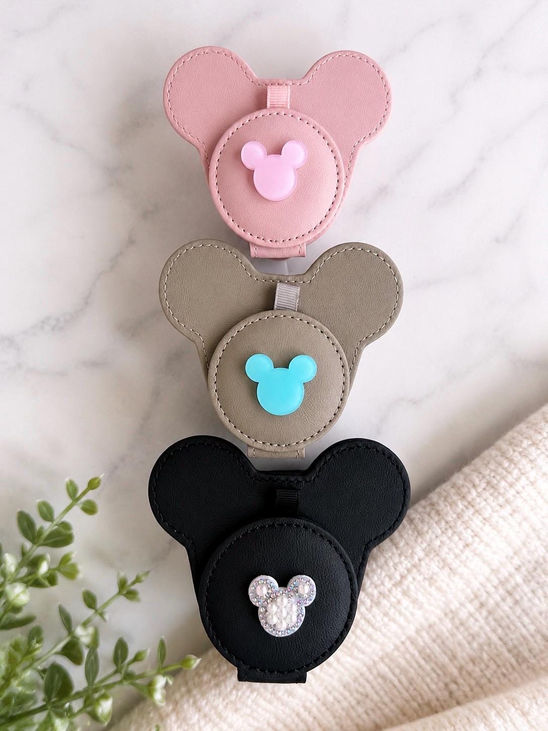Mouse Ear Sunglasses Visor Clip Car Accessory