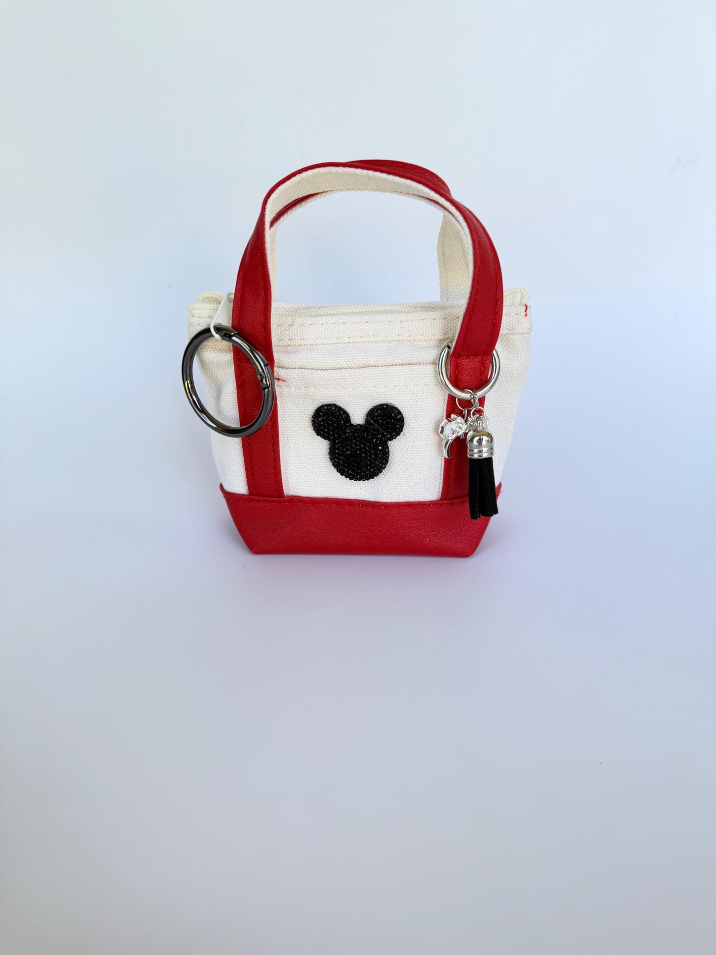 Mini Tote Bag Charm Personalized Purse Keychain