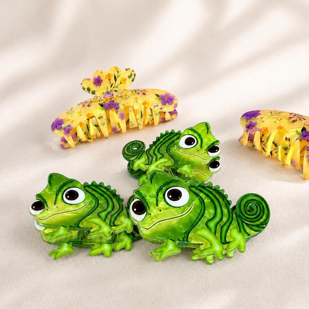 Pascal hair clip Rapunzel Cosplay Costume