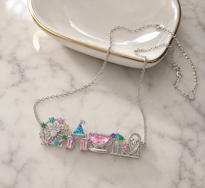 Four Parks Necklace Castle Charm Jewelry