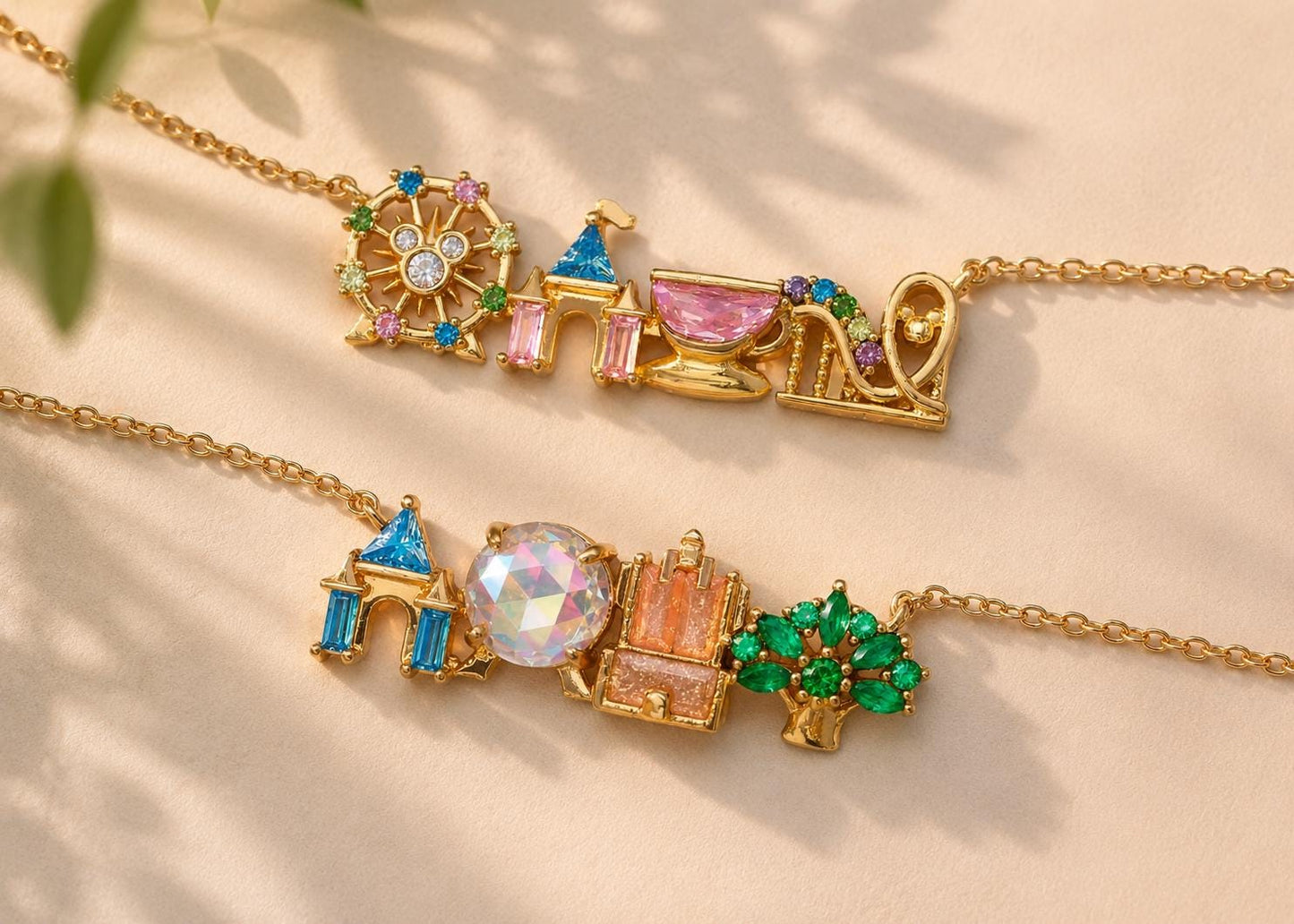 Four Parks Necklace Castle Charm Jewelry