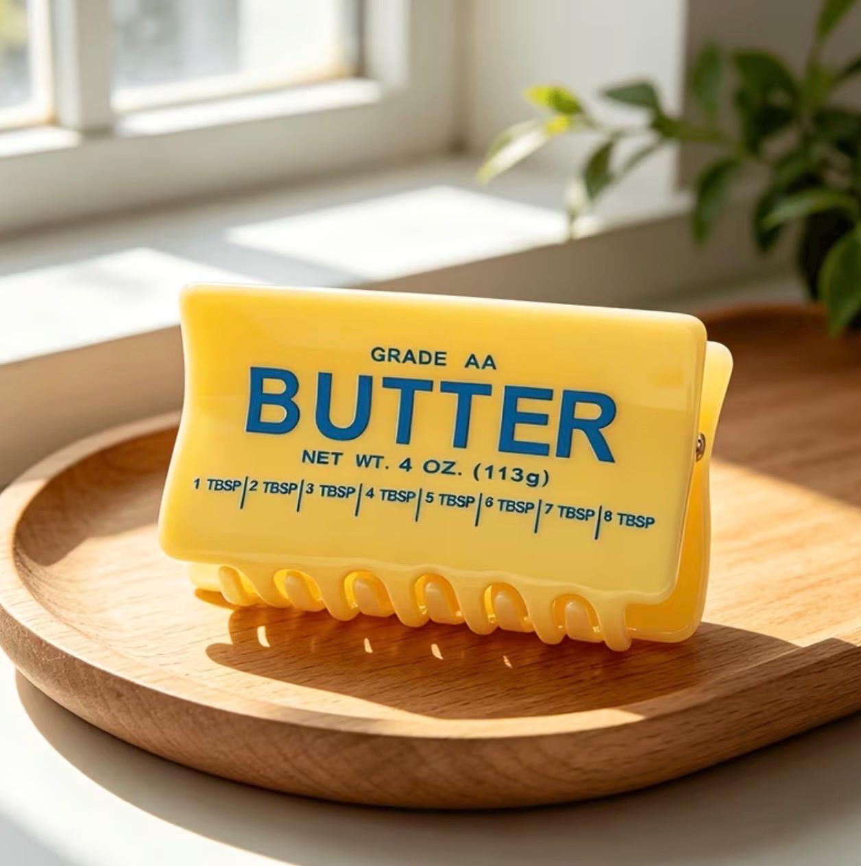 Butter Stick Hair Clip Funny Bakers Gift