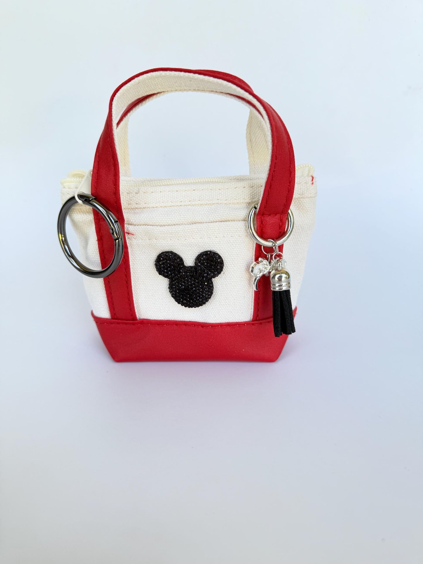 Mini Tote Bag Charm Personalized Purse Keychain