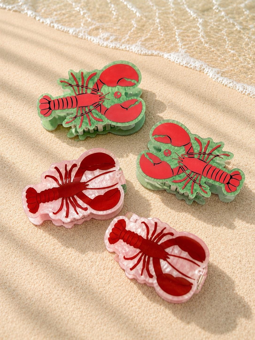 Lobster Hair Clip Coastal Accessories Personalized Beach Gift
