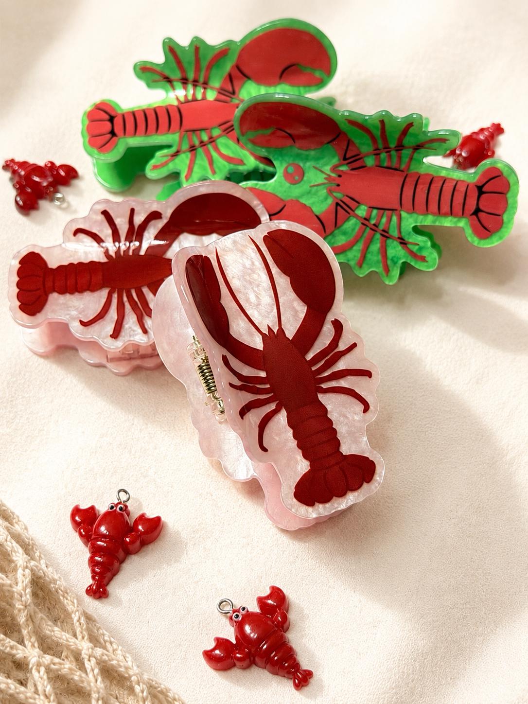Lobster Hair Clip Coastal Accessories Personalized Beach Gift