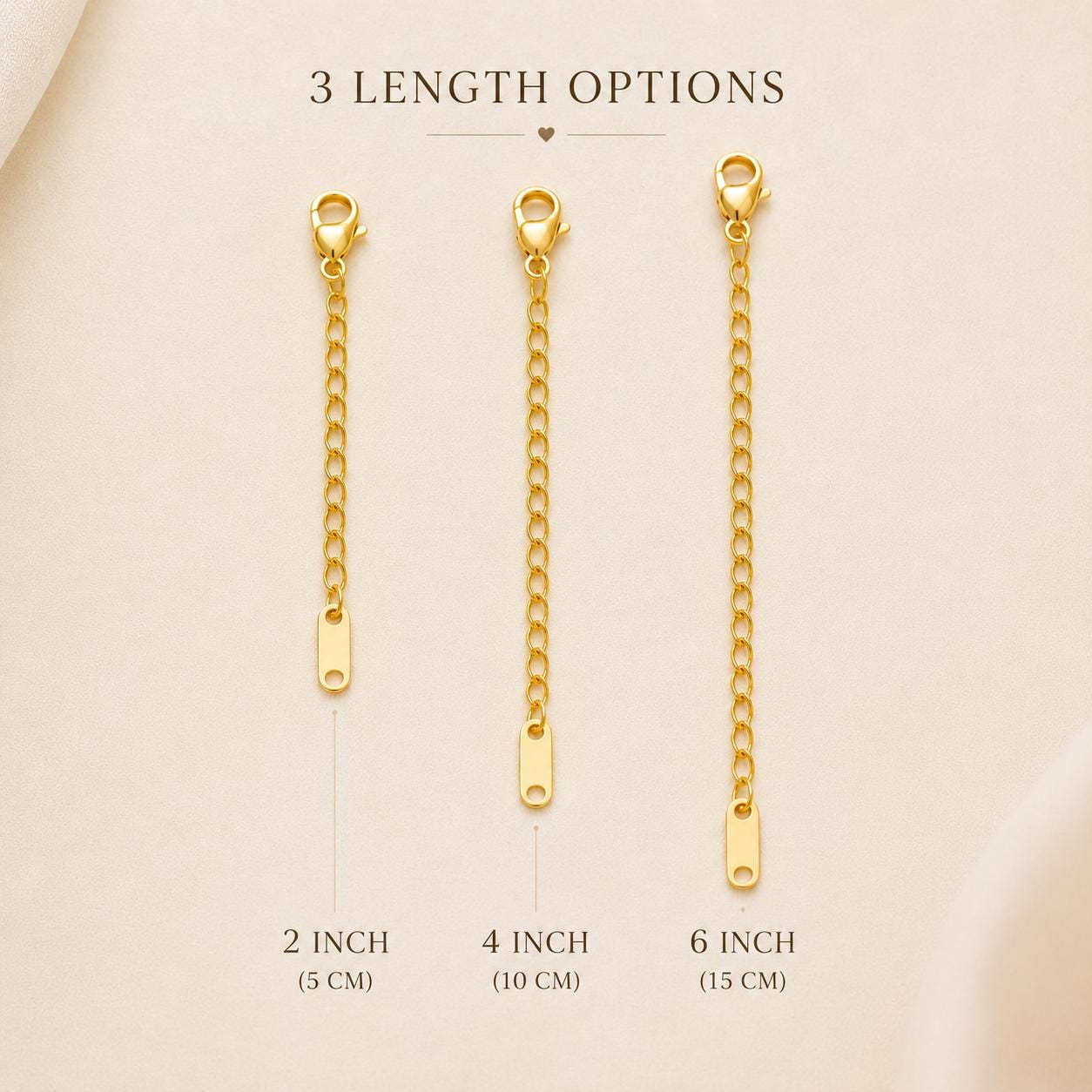 Necklace Extender Chain Gold Filled Jewelry Supply
