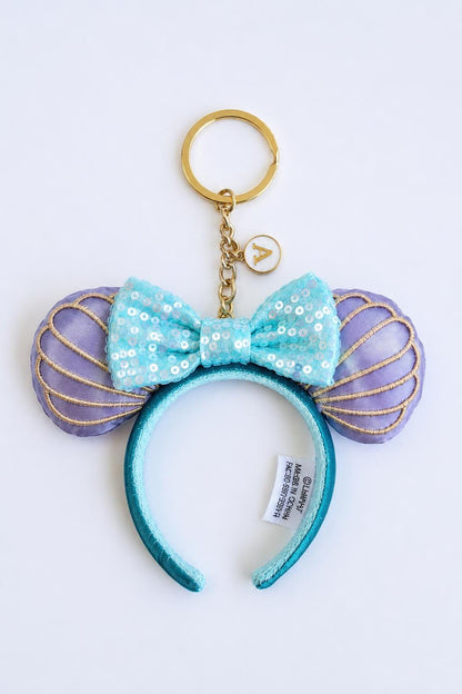 Mini Mouse Ear Headband Keychain Little Mermaid Bag Charm