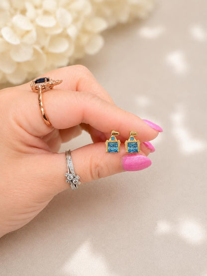 Four Park Earrings Theme Park Stud Earrings