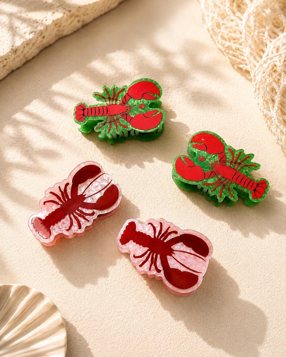 Lobster Hair Clip Coastal Accessories Personalized Beach Gift