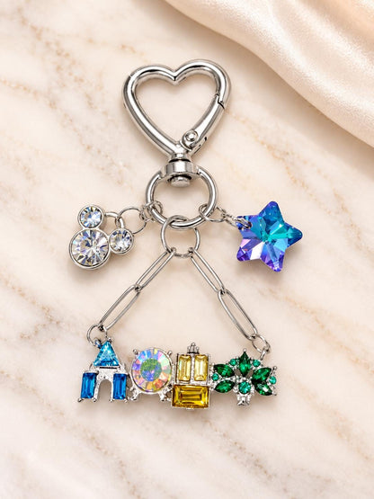 Cinderella Castle bag charm Backpack Charm Disney bag charm