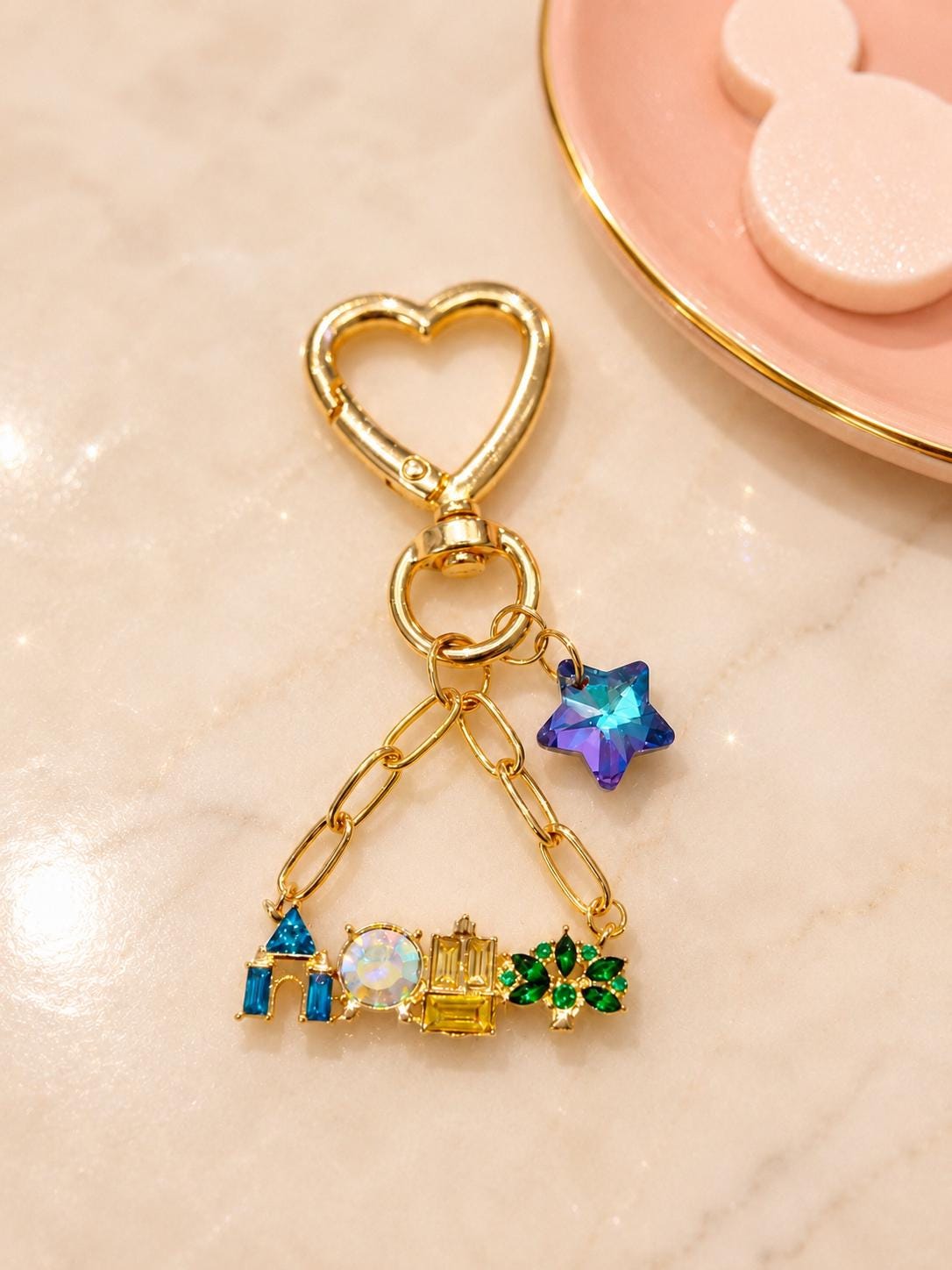 Cinderella Castle bag charm Backpack Charm Disney bag charm