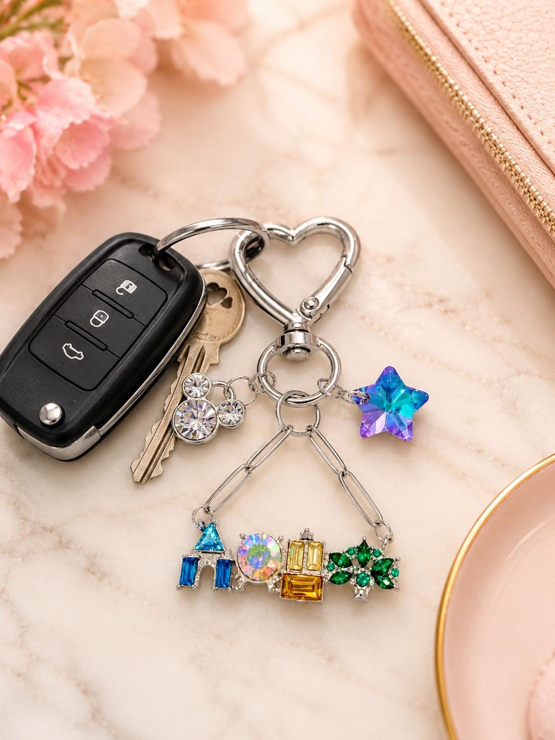 Cinderella Castle bag charm Backpack Charm Disney bag charm