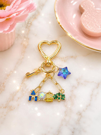Cinderella Castle bag charm Backpack Charm Disney bag charm
