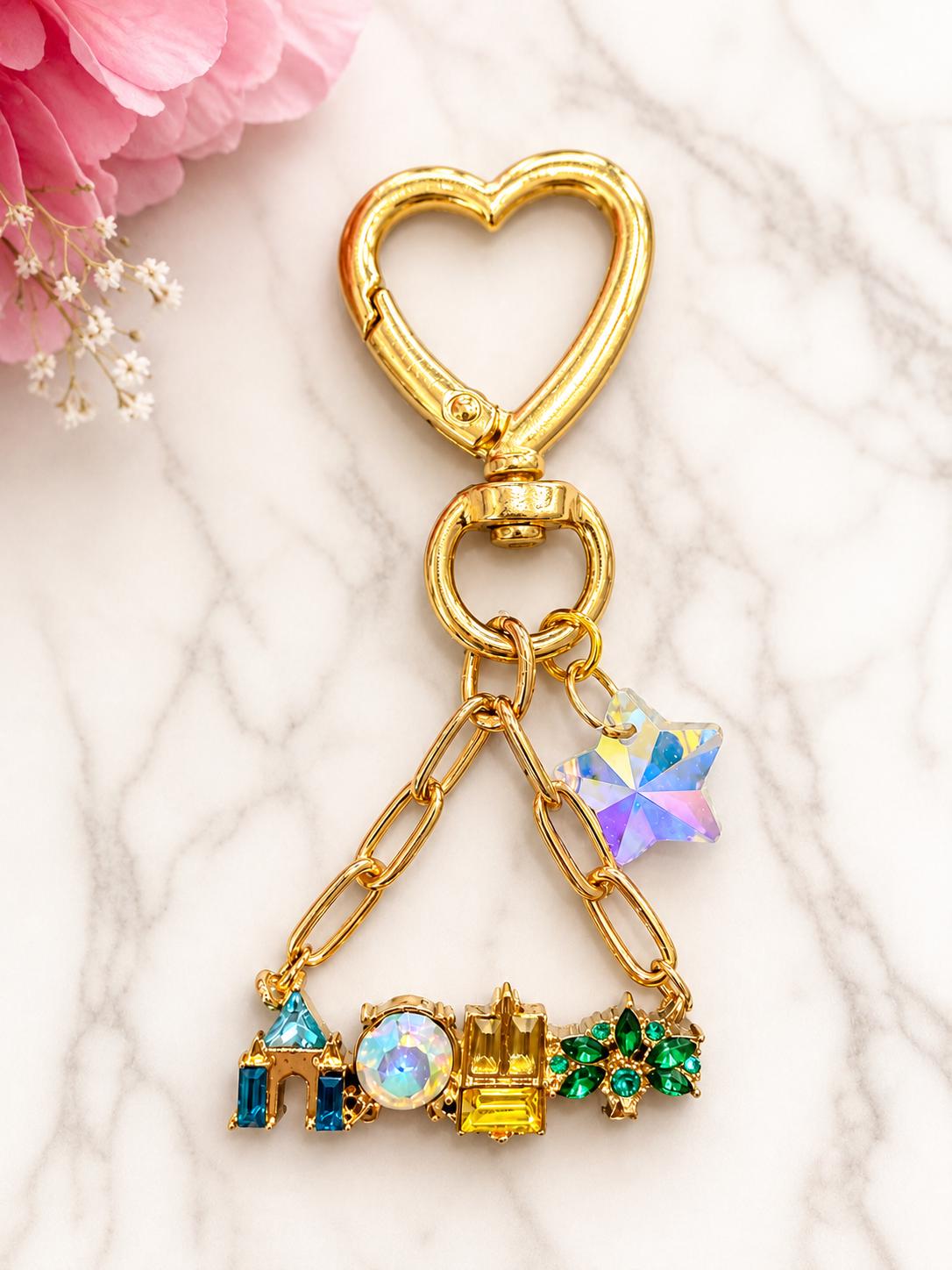 Cinderella Castle bag charm Backpack Charm Disney bag charm