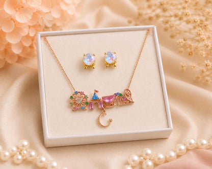 Four Park Earrings Theme Park Stud Earrings