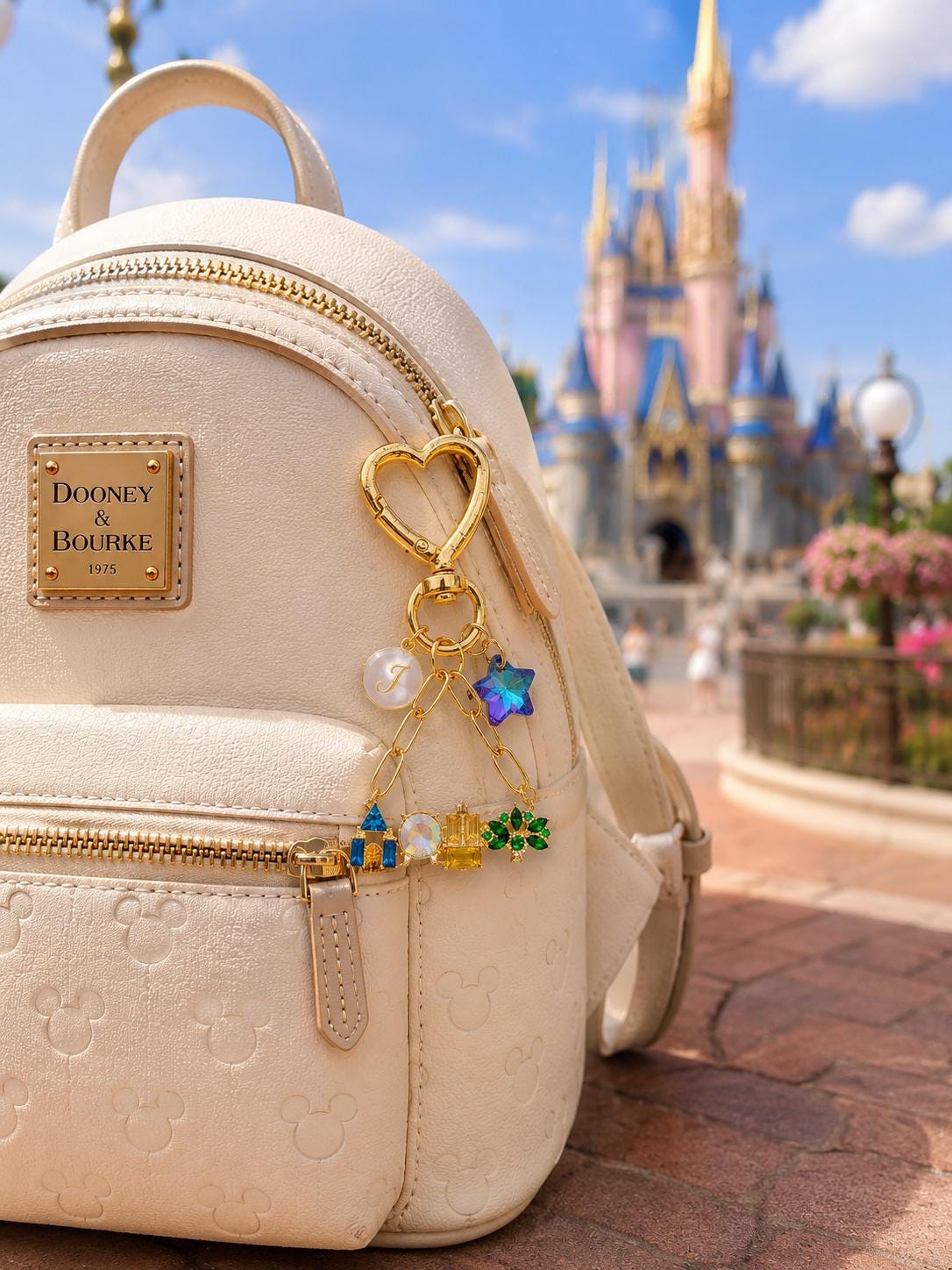 Cinderella Castle bag charm Backpack Charm Disney bag charm