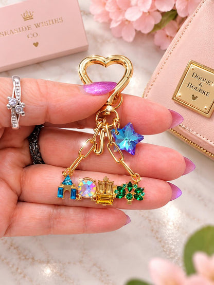 Cinderella Castle bag charm Backpack Charm Disney bag charm