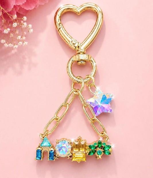 Cinderella Castle bag charm Backpack Charm Disney bag charm