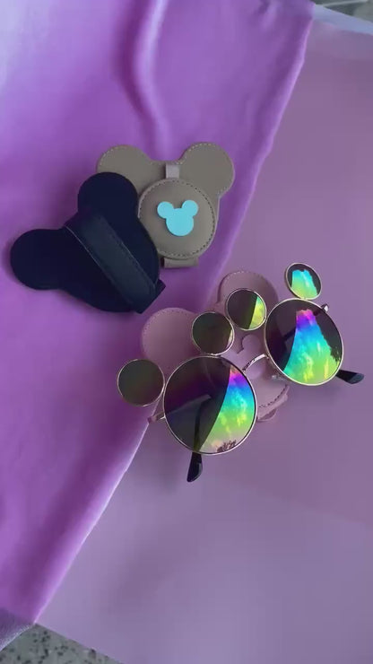 Mouse Ear Sunglasses Visor Clip Car Accessory