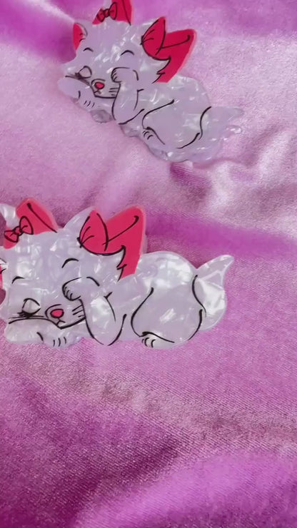 Marie Cat hair clip Vacation Gift for Her